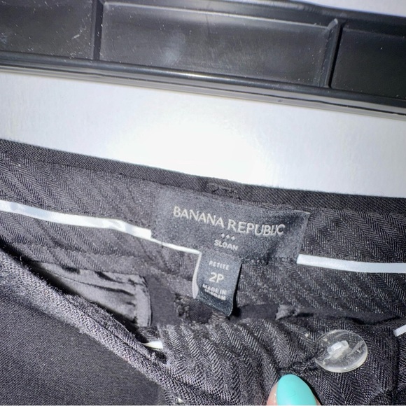 Banana Republic Sloan Black Slim Pants - Picture 4 of 8